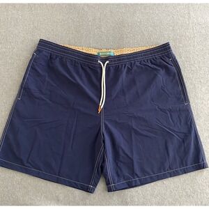 Bonobos Swim Trunks Mens XXL Blue Liner Swimsuit‎ Shorts Preppy Bathing Suit